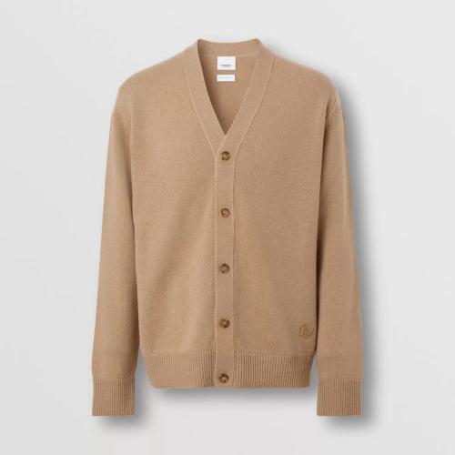  BURBERRY 22年秋冬 男士 专属标识装饰羊绒开衫 80587341