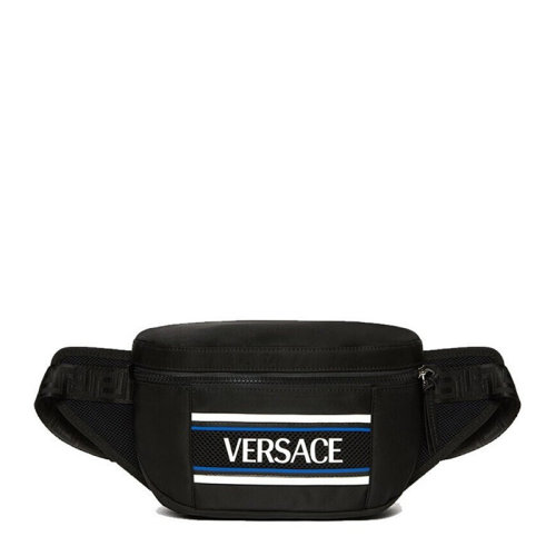VERSACE/范思哲 男士黑色腰包斜背包男包 DFB7096-DNYNV-D41P