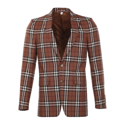 BURBERRY/博柏利22春夏英伦版型羊毛量裁外套男士西服便西8048207