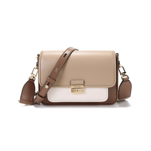 【高圆圆宋祖儿同款】MichaelKors/迈克·科尔斯 MK女包 中号BRADSHAW系列皮革单肩斜挎包 30T1G2BM2L