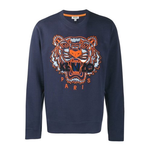  KENZO/高田贤三 男士深蓝色棉质卫衣 F965SW001 4XA 78 PLFSX