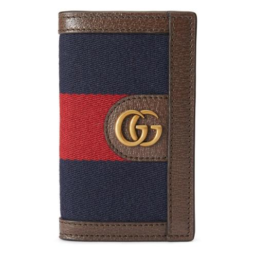  GUCCI古驰 22年秋冬 男士 双G织带卡包 722932 HE2VT 8450