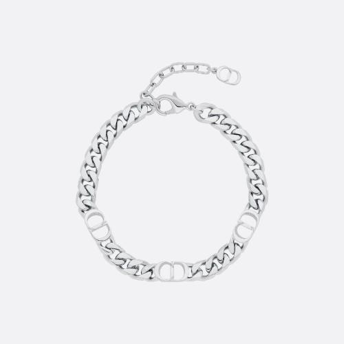  DIOR迪奥 22年秋冬 男士 手链 CD Icon 细链环手链 B1446HOMMT_D000