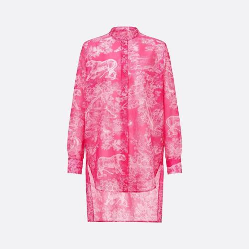  DIOR迪奥 22年秋冬 女士 连衣裙 Dioriviera 衬衫 221B54A3846_X4856