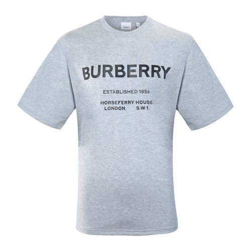  BURBERRY/博柏利 男士灰色棉质短袖T恤 8017226 PLFSX