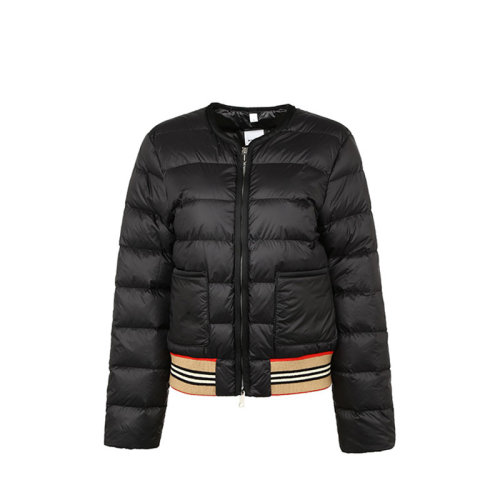 BURBERRY/博柏利 标志性条纹装饰羽绒女士羽绒服 80187561
