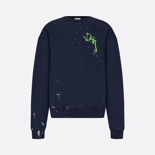  DIOR迪奥 22年秋冬 男士 卫衣 Sweatshirt oversize CACTUS JACK DIOR 283J679A0531_C580