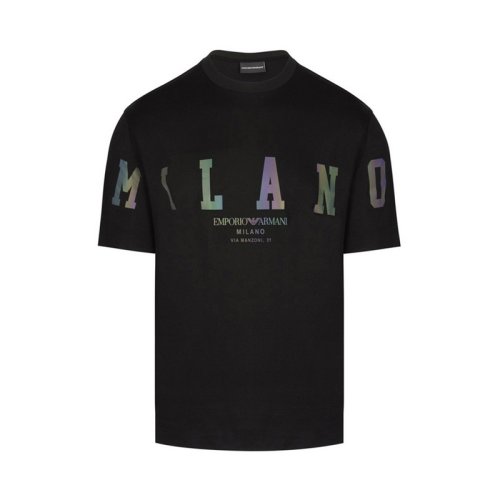  Emporio Armani/安普里奥阿玛尼 男士印花棉质短袖T恤 3H1TM9-1JCQZ-F051 PLFSX
