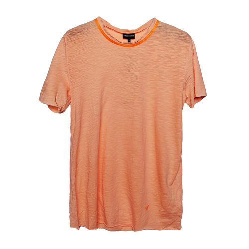 Emporio Armani/安普里奥阿玛尼男士短袖T恤橘粉色