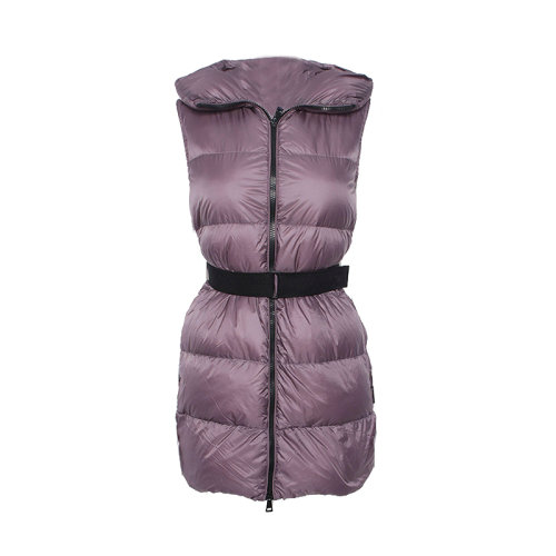 Moncler/蒙克莱  冬季暗紫色锦纶 简约休闲女士马甲羽绒服