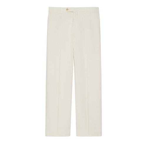  GUCCI古驰 22年秋冬 男士 Gucci HA HA HA特别系列棉布长裤 702597 ZALHD 9213