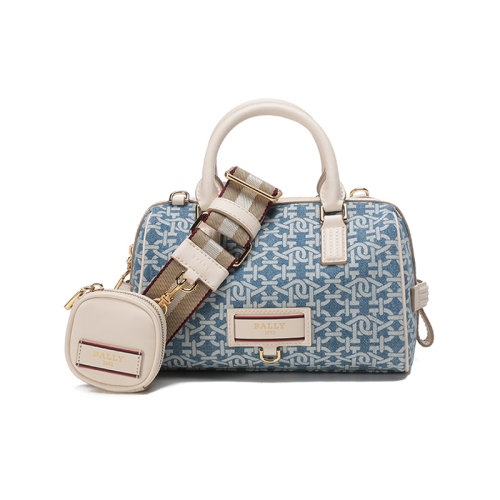 BALLY/巴利 【22春夏新款】 女士织物手提单肩斜挎包带小包迷你款 EVIN DMN