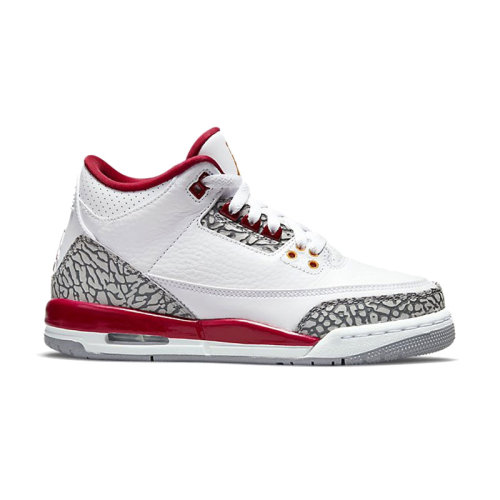 Nike/耐克 Air Jordan 3 Retro AJ3GS 女款 红雀 运动 休闲 篮球鞋 398614-126