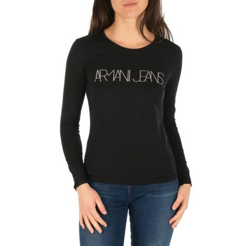  ARMANI JEANS/阿玛尼牛仔 女士印花棉质长袖T恤 6Y5T19 5J22Z 1200 PLFSX