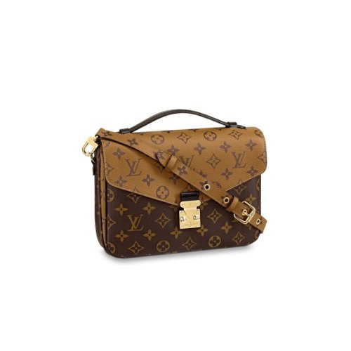 Louis Vuitton/路易威登  女士 老花 拼色邮差包 帆布/配皮手  M44876