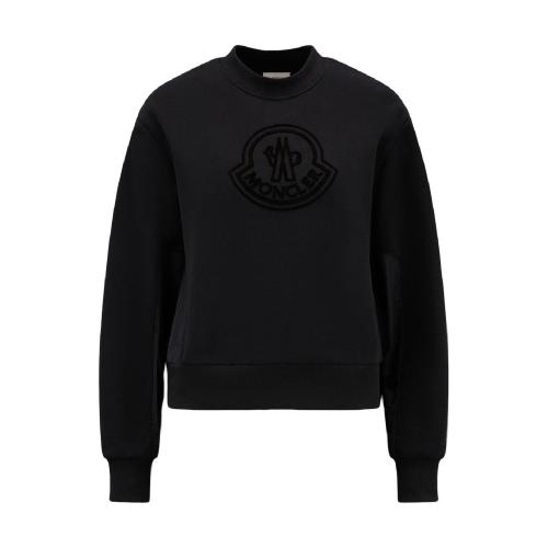  MONCLER蒙可蒙克莱 22年秋冬 女士 卫衣 Logo Sweatshirt H20938G00028809KX999