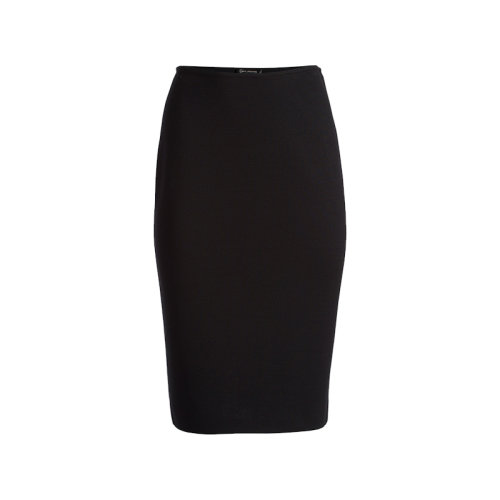 St.John/盛蔷21春夏女士半身裙黑色深蓝色春夏季通勤修身针织半身裙K74S000