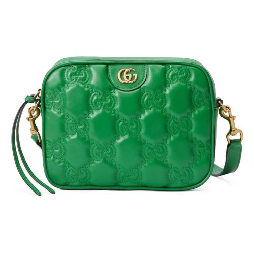  GUCCI古驰 22年秋冬 女士 GG绗缝皮革肩背包 702234 UM8HG 3389