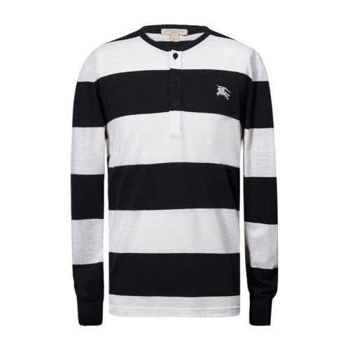 BURBERRY/博柏利 男装 服饰 潮流百搭 白色 条纹长袖套头衫 男士卫衣 3942264