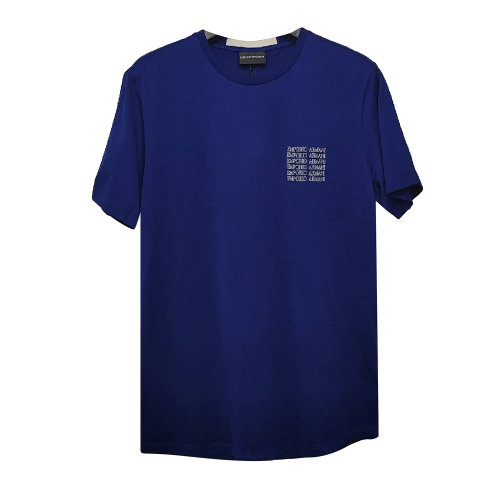 Emporio Armani/安普里奥阿玛尼  男士短袖T恤蓝色