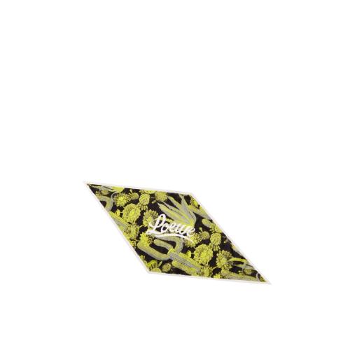  LOEWE罗意威 22年春夏 女士 围巾 Cactus lozenge scarf in cotton and silk F000487XD5-4061