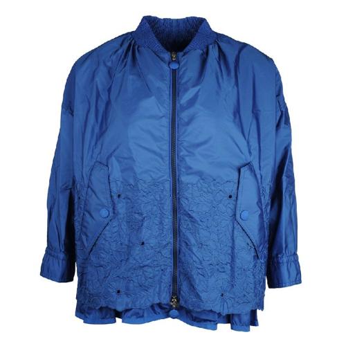 Moncler/蒙克莱 女士蓝色尼龙夹克 4613300 539CX 756