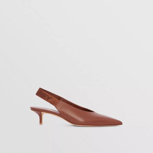  BURBERRY 22年秋冬 女士 皮革露跟高跟鞋 80558741