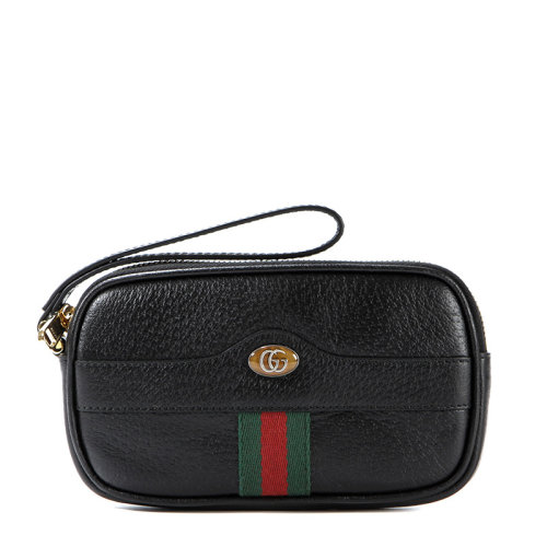 GUCCI/古驰  女包女士黑色皮革时尚百搭手拿包   517366 DJ2DG 1060  GMH0012CD