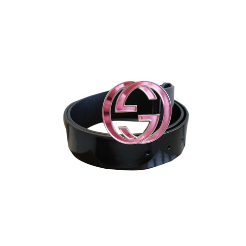 Gucci古驰  腰带，经典大logo，高价限量款粉水晶扣头