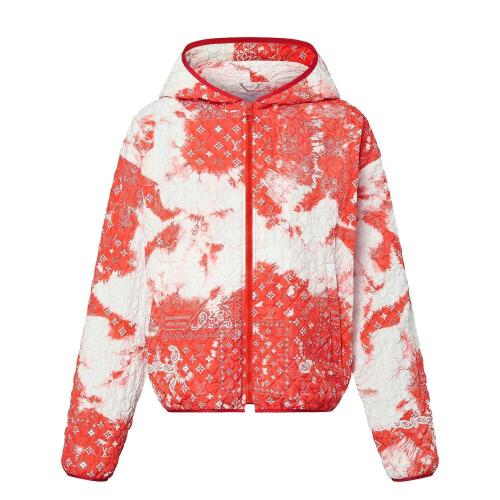  LV路易威登 22年秋冬 男士 夹克 MONOGRAM 丝巾印花防风夹克 1AA7H9 1AA7HB 1AA7HA 1AA7H7 1AA