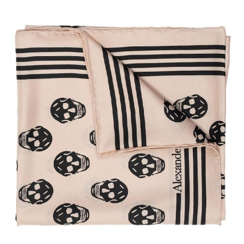 Alexander McQueen/亚历山大麦昆 男女同款 丝质时尚丝巾 5909293001Q9960
