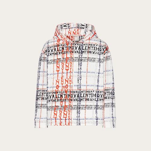  VALENTINO华伦天奴 22年秋冬 男士 卫衣 SWEAT-SHIRT EN COTON A_VEC IMPRIMé ARCHIVE MANIFE