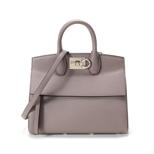 Salvatore Ferragamo/菲拉格慕  女士THE STUDIO系列牛皮手提单肩包 21H159