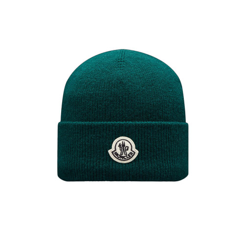 Moncler/蒙克莱 22年秋冬新款 Maya 70系列FRGMT藤原浩合作款 男女同款深绿色纯羊毛便帽毛线帽H209U3B00002M1115878