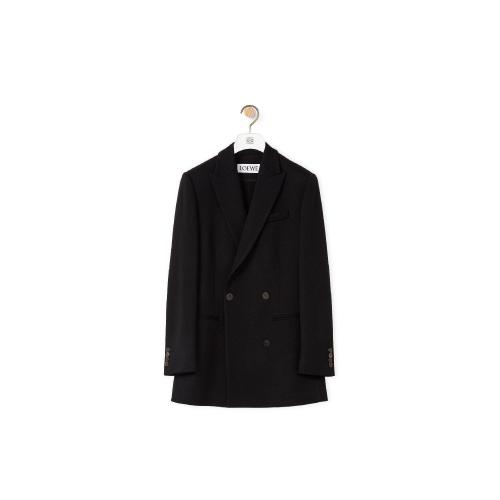  LOEWE罗意威 22年秋冬 女士 夹克 Double breasted blazer in wool S359Y03X15-1100
