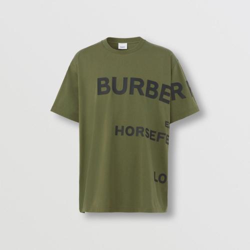  BURBERRY 22年秋冬 男士 Horseferry 印花棉质宽松 T 恤衫 80552491