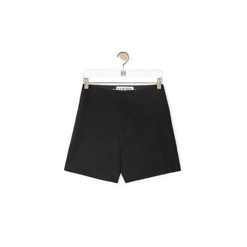  LOEWE罗意威 22年秋冬 男士 短裤 Mini shorts in wool H526Y04WAZ-1100