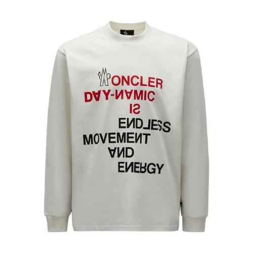  MONCLER蒙可蒙克莱 22年秋冬 男士 长袖T恤 徽标长袖T恤 H20978D0000283927041