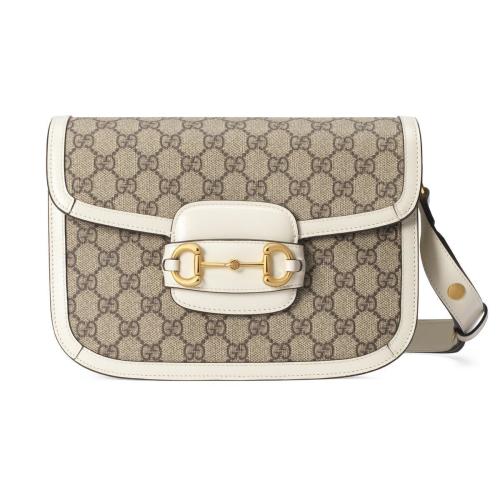  GUCCI古驰 22年秋冬 女士 Gucci 1955马衔扣肩背包 602204 92TCG 9761