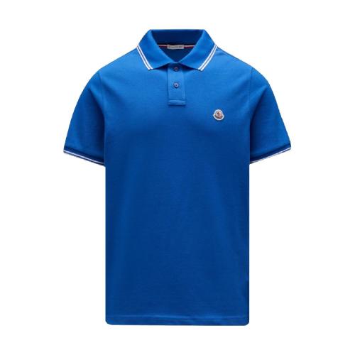  MONCLER蒙可蒙克莱 22年秋冬 男士 短袖Polo Logo Polo Shirt H10918A0001084556793