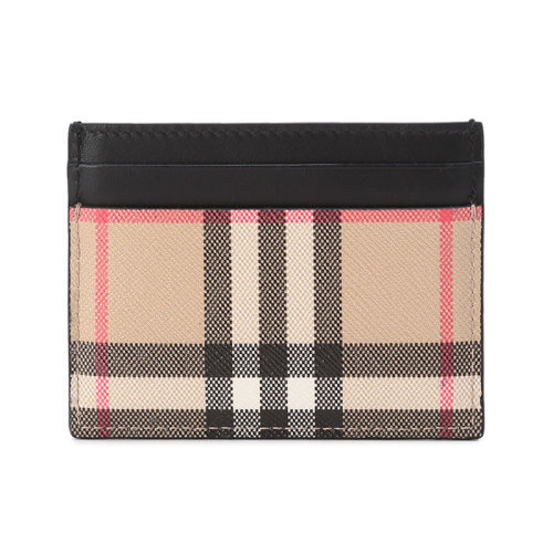 BURBERRY/博柏利【22春夏新款】女款人造革/牛皮卡包卡夹Vintage格纹 80492631