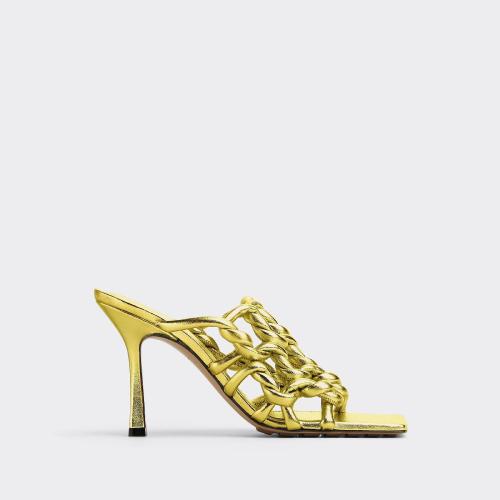  BV葆蝶家 22年秋冬 女士 高跟凉鞋 mules stretch 716242V29N08265