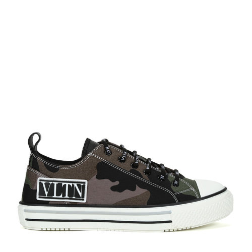 Valentino/华伦天奴 男士织物系带休闲运动鞋帆布鞋 UY2S0D57 USG