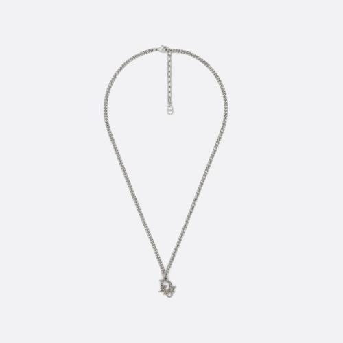  DIOR迪奥 22年秋冬 男士 项链 Dior Oblique 吊坠项链 N1911HOMMT_D005