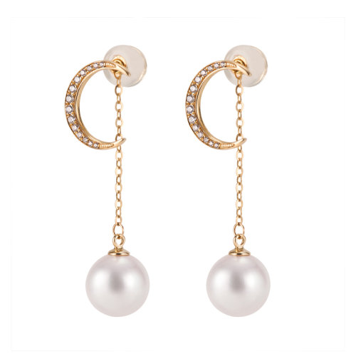 GeleiStory/GeleiStory星月有梦系列14K金淡水珍珠耳坠首饰珠宝礼盒生日礼物