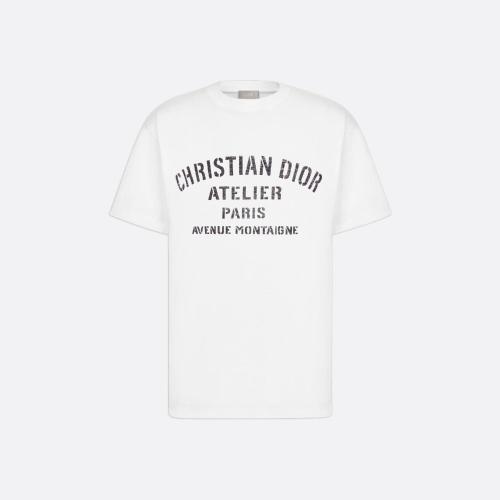  DIOR迪奥 22年秋冬 男士 短袖T恤 T-shirt oversize CHRISTIAN DIOR ATELIER 043J61_0677_C089