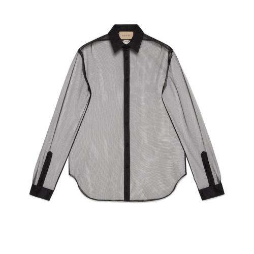  GUCCI古驰 22年秋冬 男士 尼龙衬衫 670957 ZHT80 1000