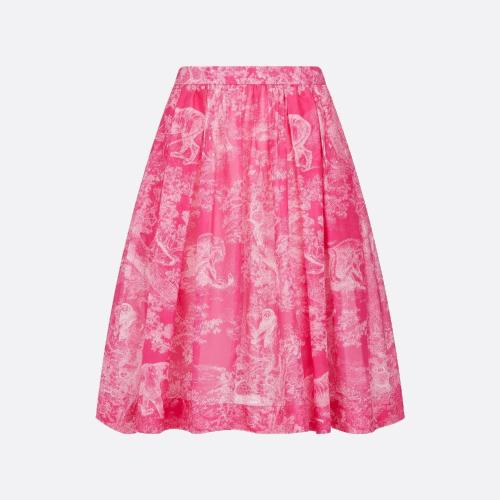  DIOR迪奥 22年秋冬 女士 半身裙 Dioriviera 喇叭半身裙 241J90B3846_X4856