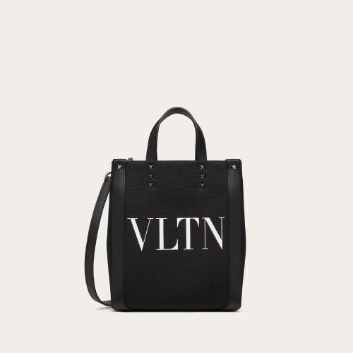  VALENTINO华伦天奴 22年秋冬 男士 手提包 MINI CABAS EN TOILE VLTN ECOLAB 2Y2B0B78PYY0NI