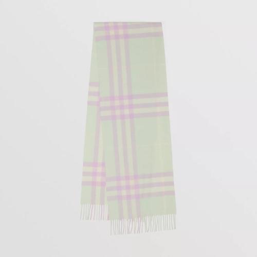  BURBERRY 22年秋冬 女士 经典格纹羊绒围巾 80498241